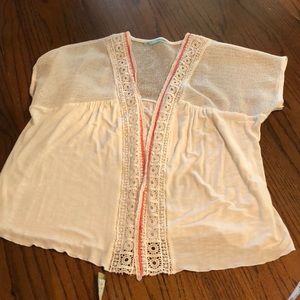 Cute open cover cream and orange